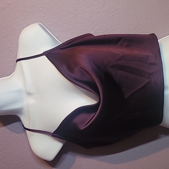 Forever 21 Tops - Forever 21 Deep Purple Satin Top